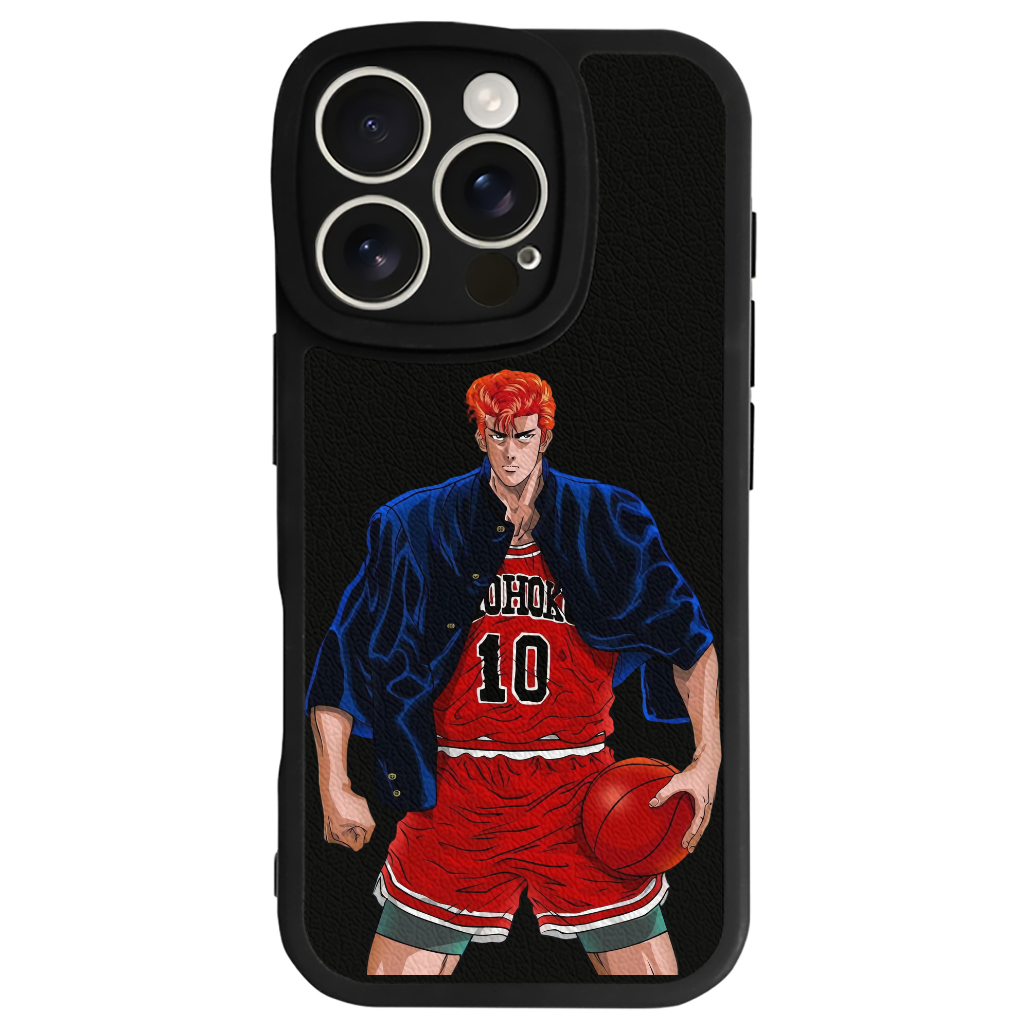 （画像用） SLAM DUNK／スラムダンク 【iPhone 16シリーズ対応】シリコンスマホケース（レザー調） 材質：シリコン